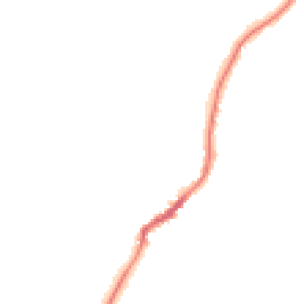 Night-time road noise heatmap for TN29 0TH
