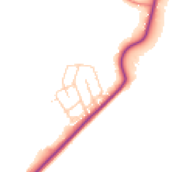 Daytime road noise heatmap for TN29 0TU