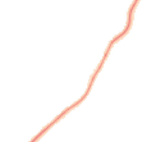 Night-time road noise heatmap for TN29 0XF
