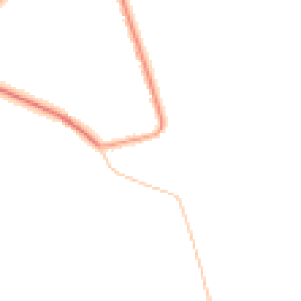 Daytime road noise heatmap for TN29 9NH