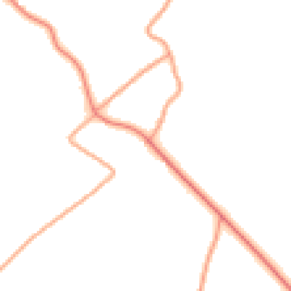 Daytime road noise heatmap for TN29 9UQ