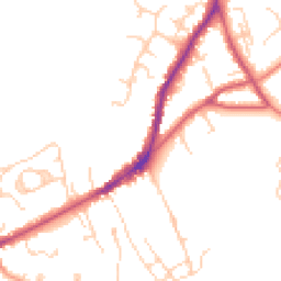 Daytime road noise heatmap for TN30 6AD