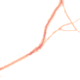 Night-time road noise heatmap for TN30 6AD