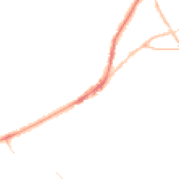 Night-time road noise heatmap for TN30 6AP