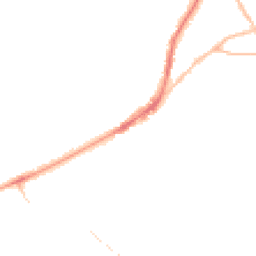 Night-time road noise heatmap for TN30 6BJ