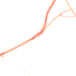 Night-time road noise heatmap for TN30 6BW