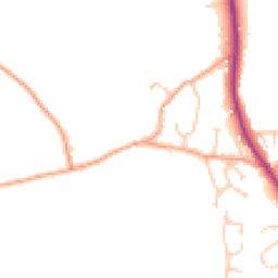 Daytime road noise heatmap for TN30 6EF
