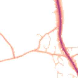 Daytime road noise heatmap for TN30 6EG