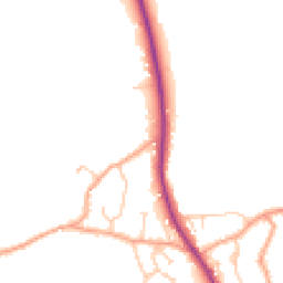 Daytime road noise heatmap for TN30 6EH