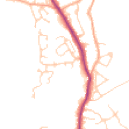 Daytime road noise heatmap for TN30 6EL