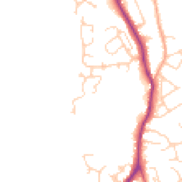 Daytime road noise heatmap for TN30 6EW