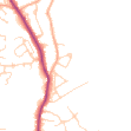 Daytime road noise heatmap for TN30 6NJ