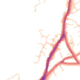 Daytime road noise heatmap for TN30 6QG