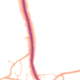Daytime road noise heatmap for TN30 6SQ