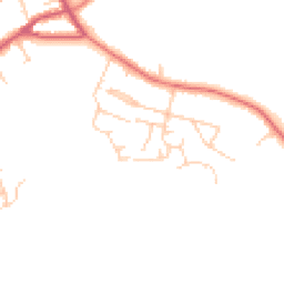 Daytime road noise heatmap for TN30 7AB