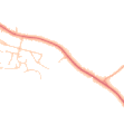 Daytime road noise heatmap for TN30 7BU