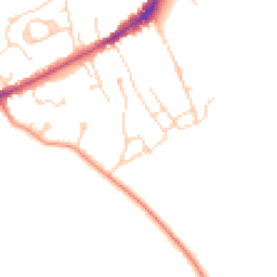 Daytime road noise heatmap for TN30 7DU