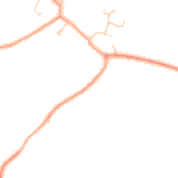 Daytime road noise heatmap for TN30 7EB