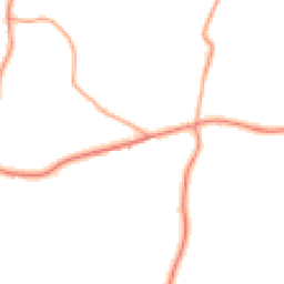 Daytime road noise heatmap for TN30 7EP