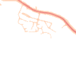 Daytime road noise heatmap for TN30 7FA