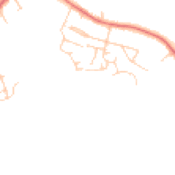 Daytime road noise heatmap for TN30 7FB