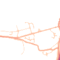 Daytime road noise heatmap for TN32 5DS