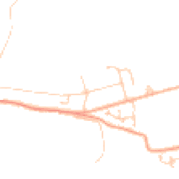 Daytime road noise heatmap for TN32 5DT