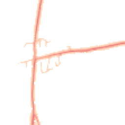 Daytime road noise heatmap for TN32 5FB