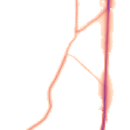 Daytime road noise heatmap for TN32 5LT