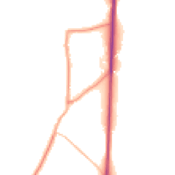 Daytime road noise heatmap for TN32 5LY