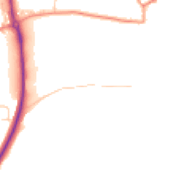 Daytime road noise heatmap for TN32 5NA
