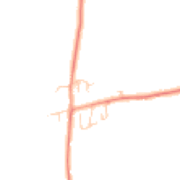 Daytime road noise heatmap for TN32 5PZ