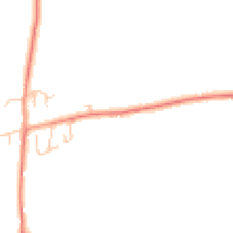 Daytime road noise heatmap for TN32 5QJ