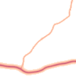 Daytime road noise heatmap for TN32 5RT