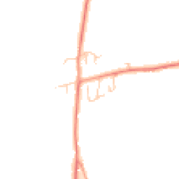 Daytime road noise heatmap for TN32 5SF