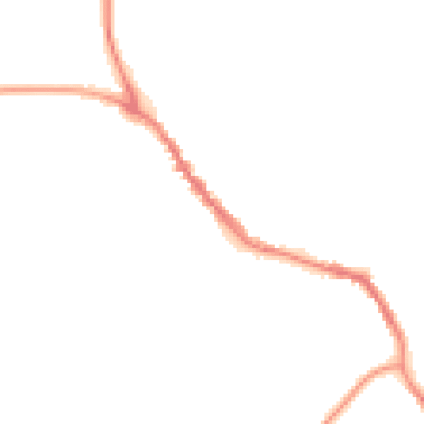 Night-time road noise heatmap for TN33 0AE