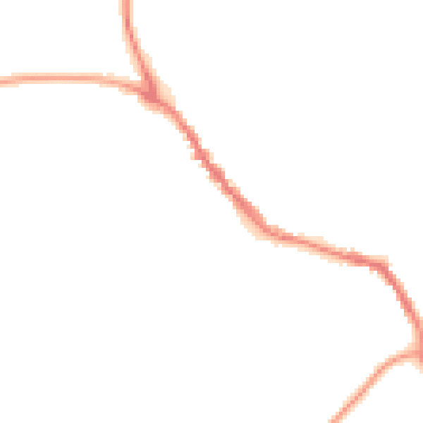 Night-time road noise heatmap for TN33 0AF