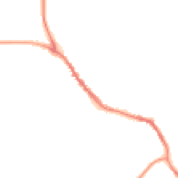 Night-time road noise heatmap for TN33 0AG