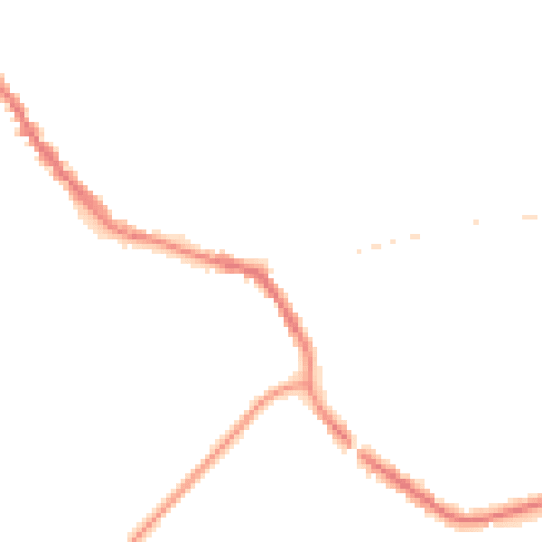 Night-time road noise heatmap for TN33 0AY
