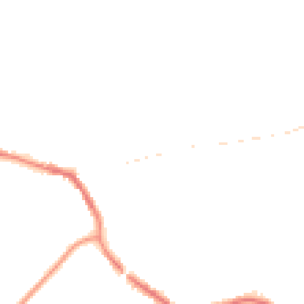 Night-time road noise heatmap for TN33 0BB
