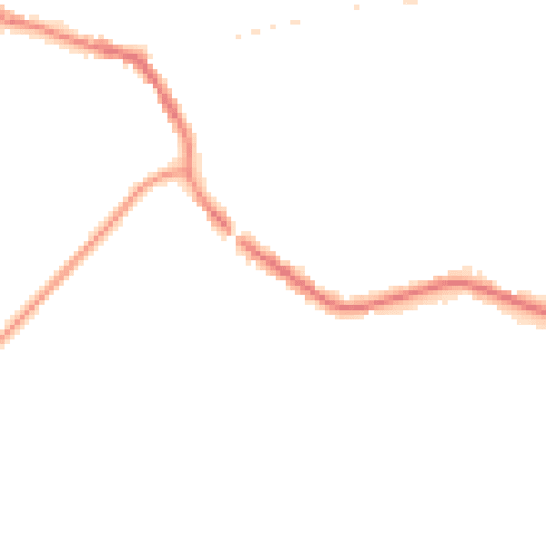 Night-time road noise heatmap for TN33 0BH