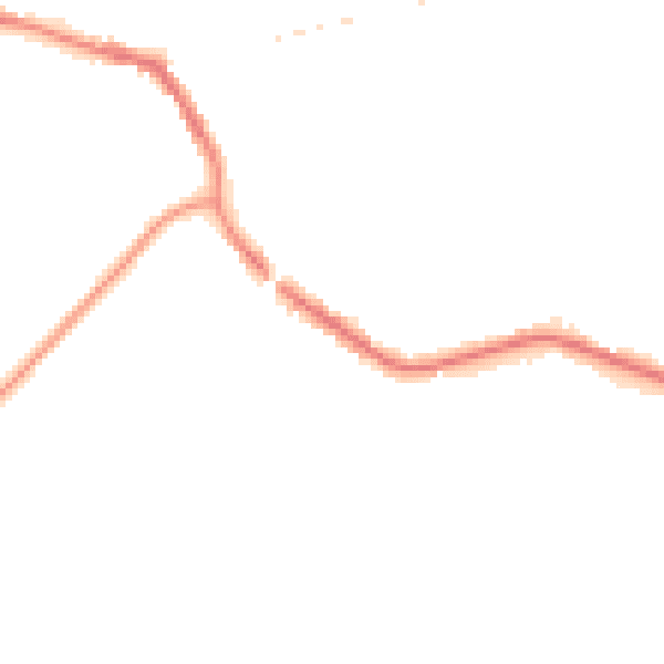Night-time road noise heatmap for TN33 0BJ