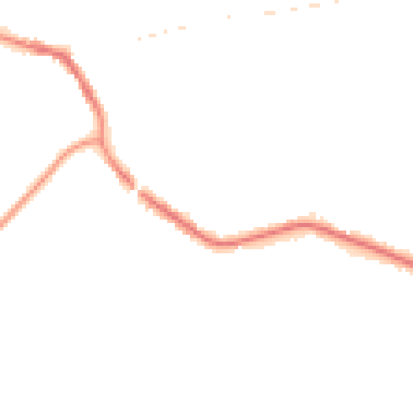 Night-time road noise heatmap for TN33 0BP