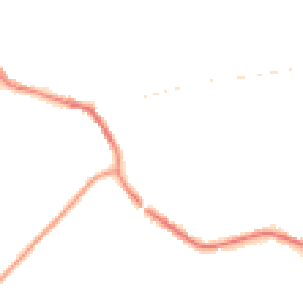 Night-time road noise heatmap for TN33 0BQ