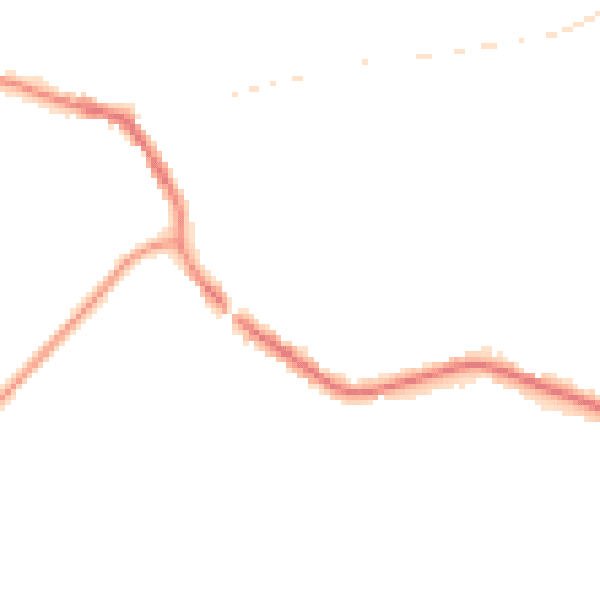 Night-time road noise heatmap for TN33 0BY