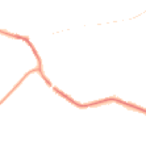Night-time road noise heatmap for TN33 0BZ