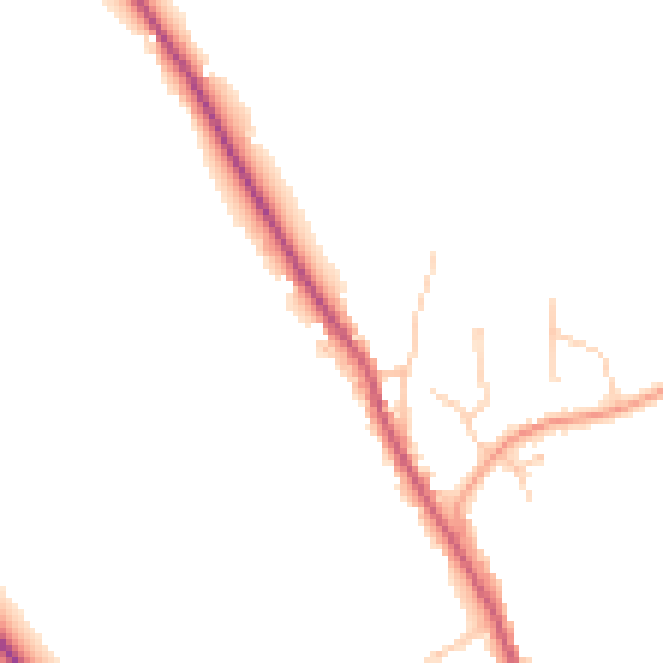 Daytime road noise heatmap for TN33 0FS