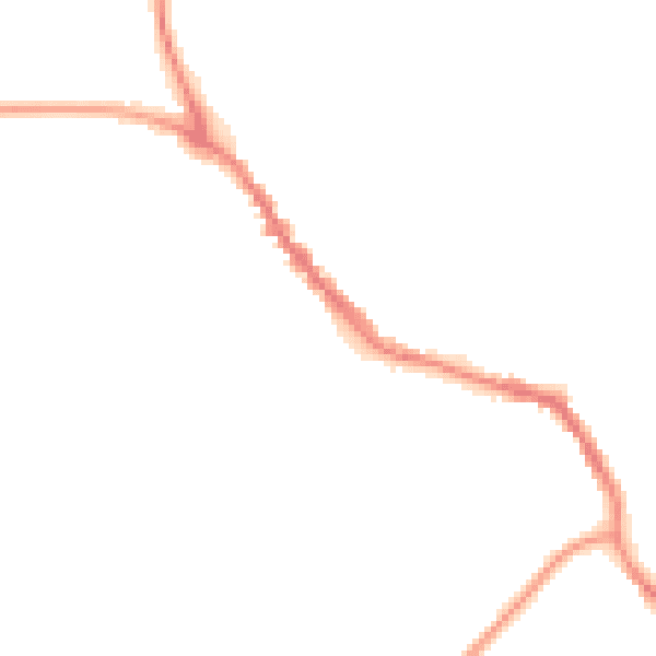 Night-time road noise heatmap for TN33 0GG