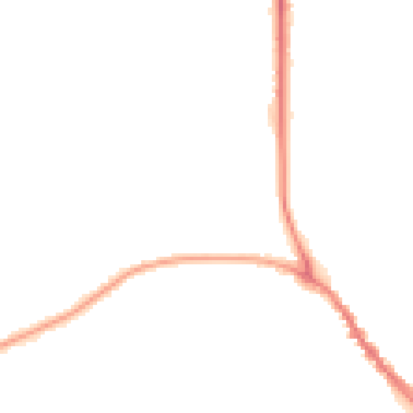 Night-time road noise heatmap for TN33 0HG