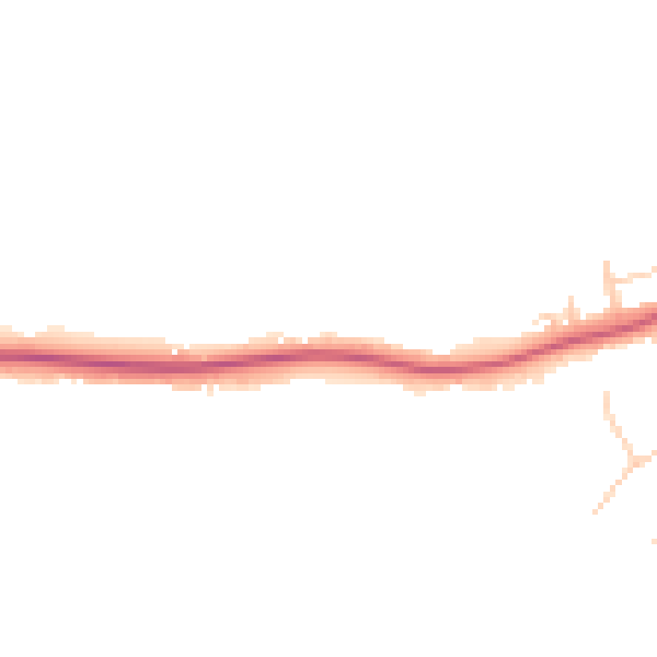 Daytime road noise heatmap for TN33 0HW